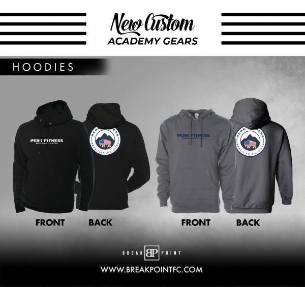 Peak Fitness BJJ Academy Sweater Hoodie #400 A on Sale