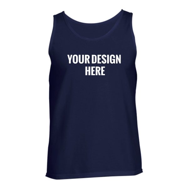 Brown House Fitness Center Academy Tank Tops #1212 A For Sale - Image 3