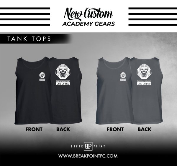 Brown House Fitness Center Academy Tank Tops #1212 A For Sale