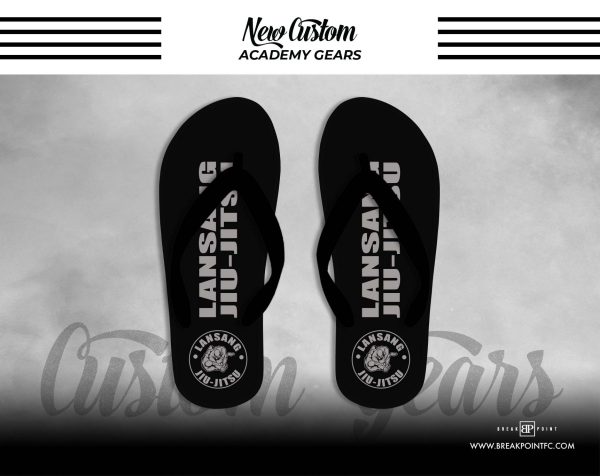 Paul Lansang Jiu Jitsu LLC Custom Flip Flops #381 Discount