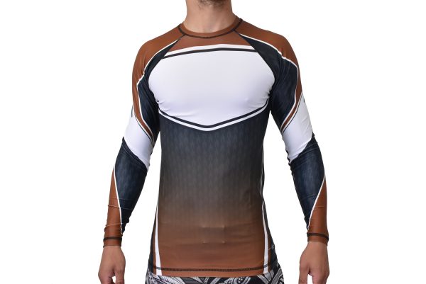Lion Pankration Academy Ranked Long Sleeve Rash Guards #119 Sale - Image 3