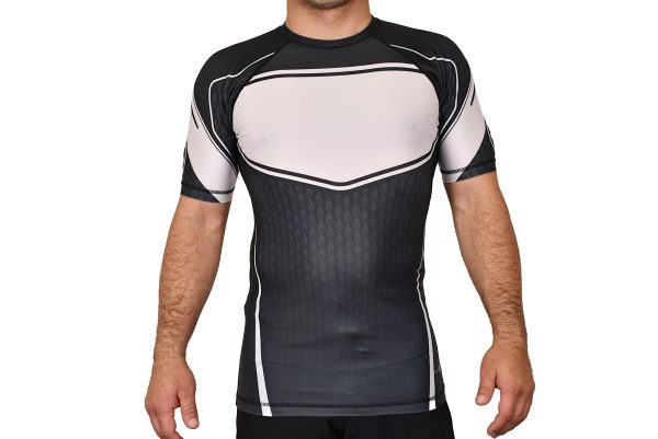 TMDHOUSE Brazilian Jiu jitsu Academy Rash Guards Black White #782 Online Hot Sale - Image 3
