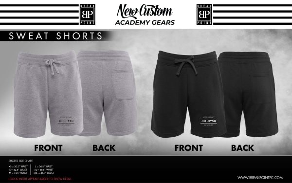 Lion Heart Jiu Jitsu Academy Sweat Shorts #871 B Online Hot Sale