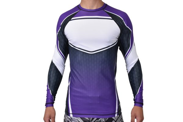 Fusion Mixed Martial Arts Academy Ranked Long Sleeve Rash Guards #454 For Cheap - Image 4