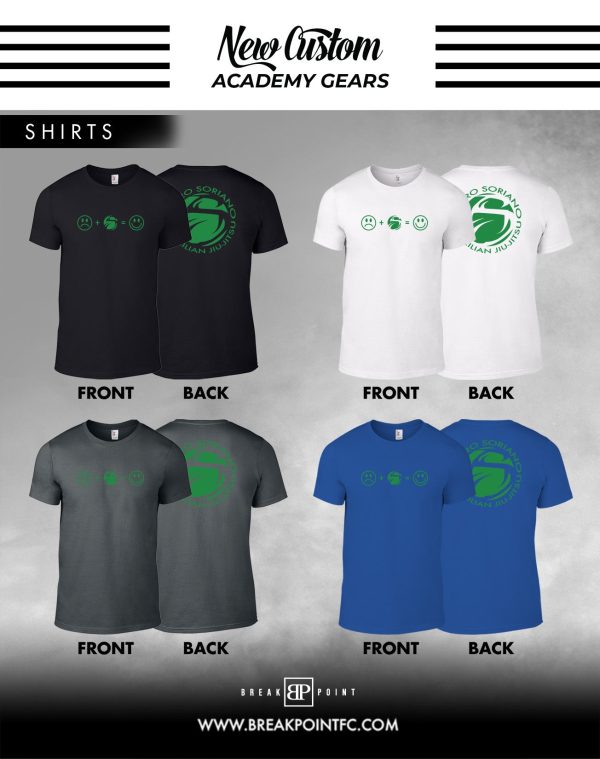 Pedro Soriano Brazilian Jiu-Jitsu Academy Shirts #918 J (Green) Cheap