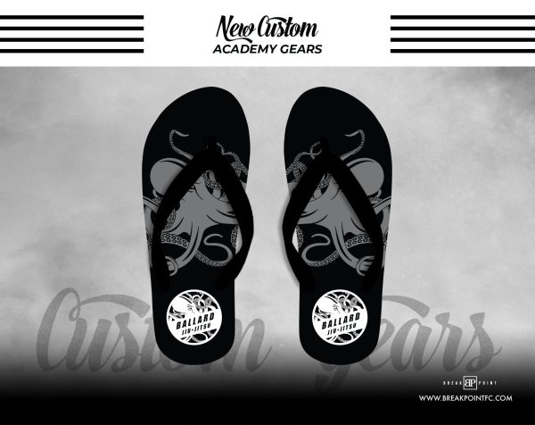 Ballard Jiu Jitsu Academy Flip Flops #261 For Discount
