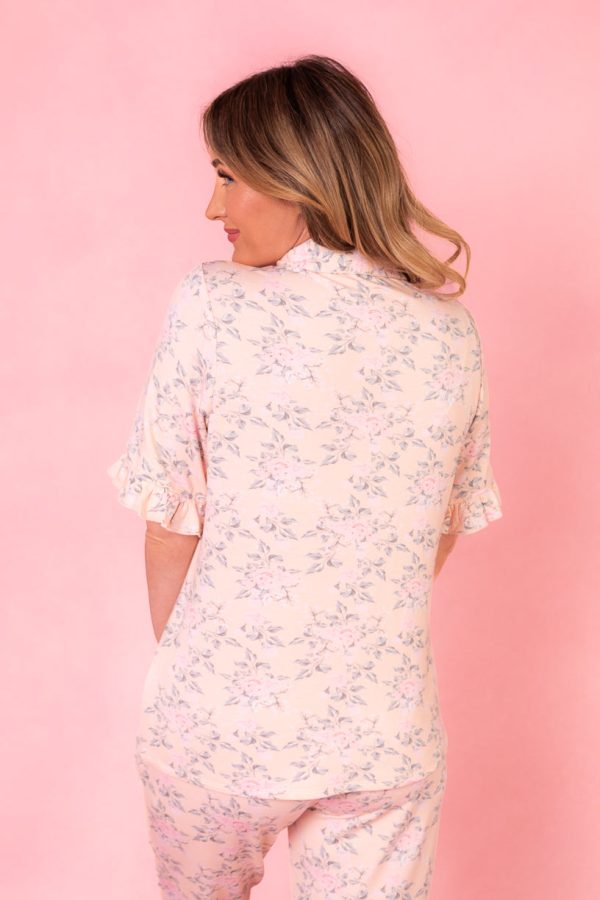 Tiffany Pajama Set in Tea Party Floral - FINAL SALE For Cheap - Image 3