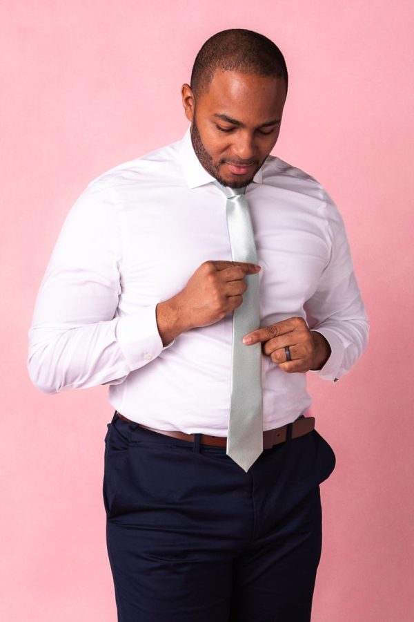 Mens Max Tie in Sage Online Sale - Image 3