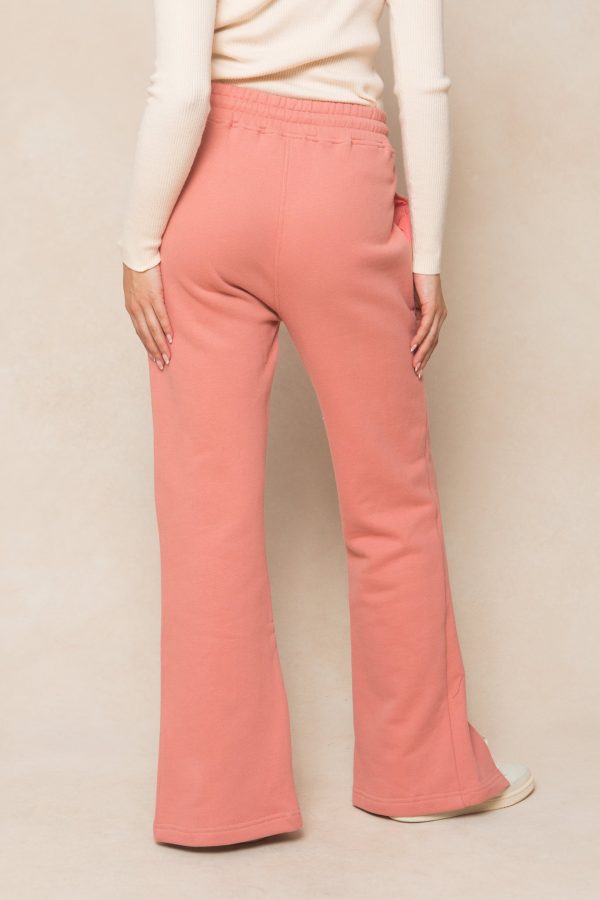 Ivy Flare Sweatpants in Pink Sale - Image 3