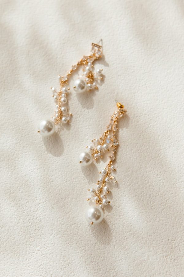 Pearl Dangle Drop Earrings Fashion