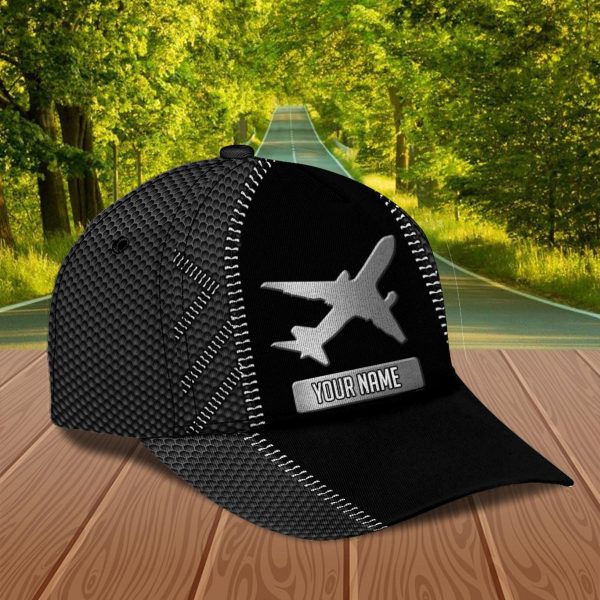 Personalized Pilot Classic Cap, Personalized Gift for Pilot - CP758PS06 Online Hot Sale - Image 3